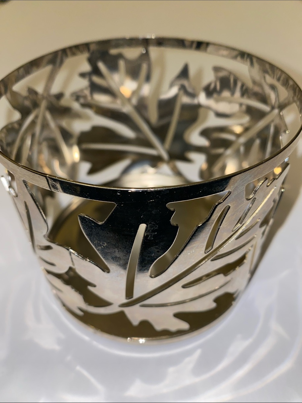 Bath & Body Works Leaf Candle Holder
